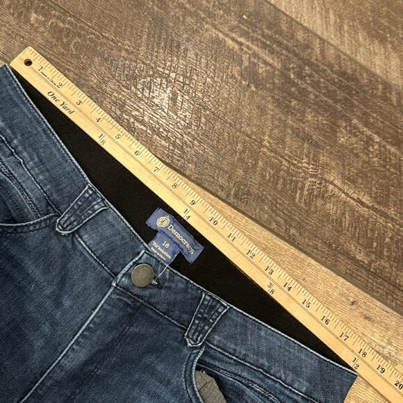 Democracy Women's Ab Solution Jegging Medium Wash Size 16 - Picture 6 of 9